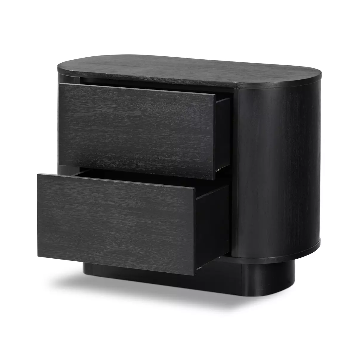 Paden Nightstand Aged Black Acacia Four Hands