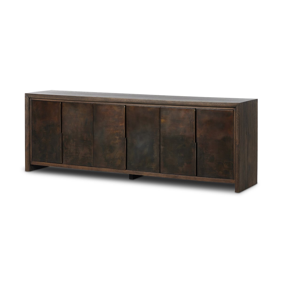 Arlington 6 Door Sideboard Espresso Oak Veneer Four Hands
