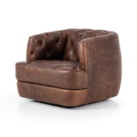ポールフランク　ジュリアス　チェア Paul Swivel Chair Raleigh Cigar Four Hands