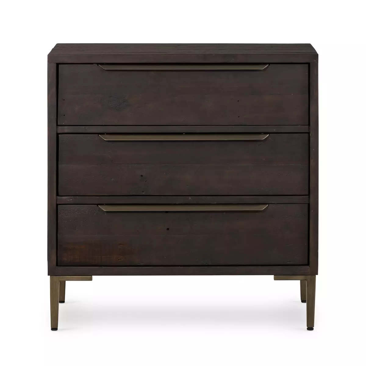 Wyeth 3 Drawer Dresser Dark Carbon Four Hands