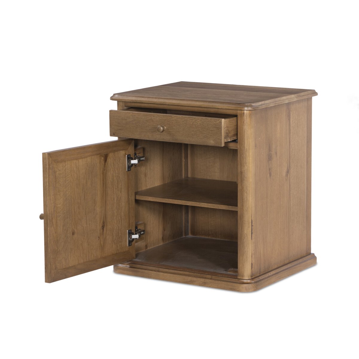 Poppy Nightstand Saddle Brown Four Hands