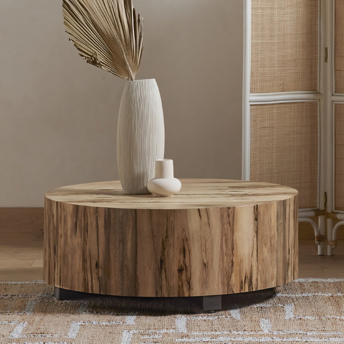 Hudson round coffee table discount