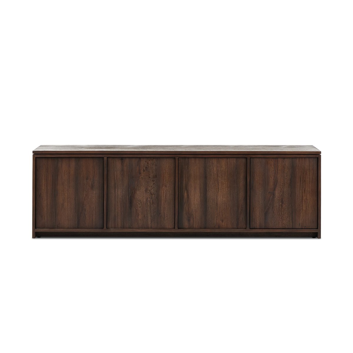 Frame Media Console Grey Oak Four Hands