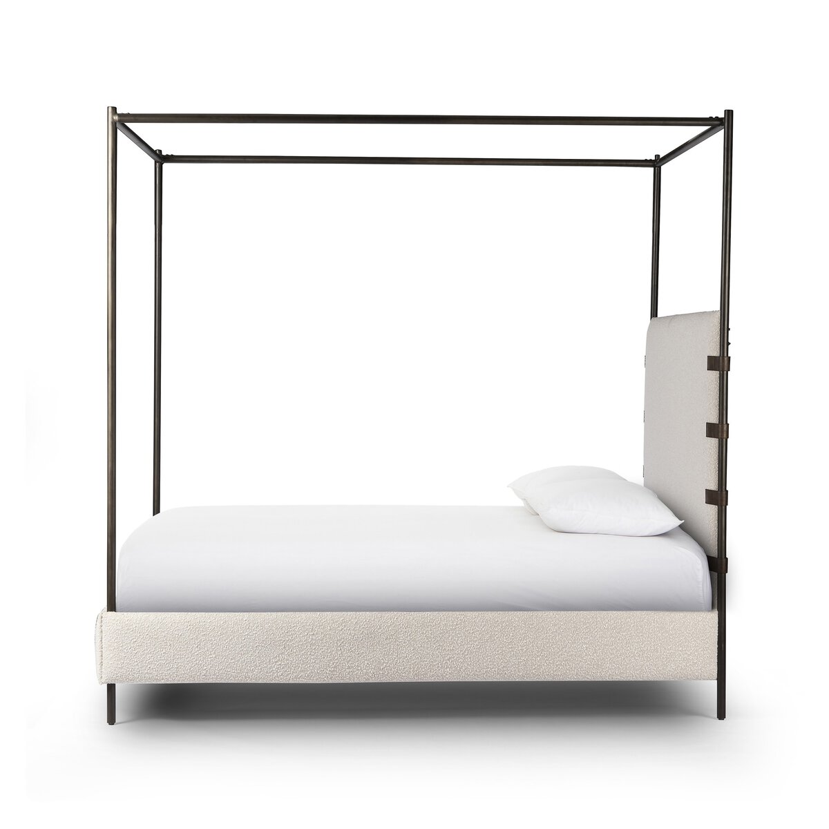 Anderson Canopy Bed Knoll Natural Four Hands