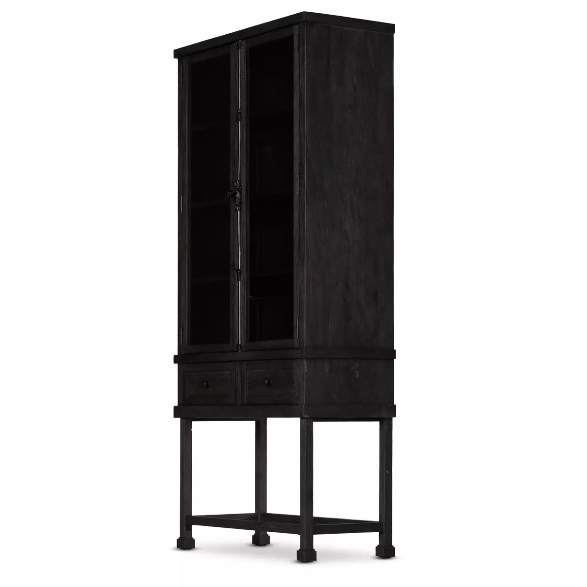 Driskel Cabinet Dark Anthracite Reclaimed Four Hands