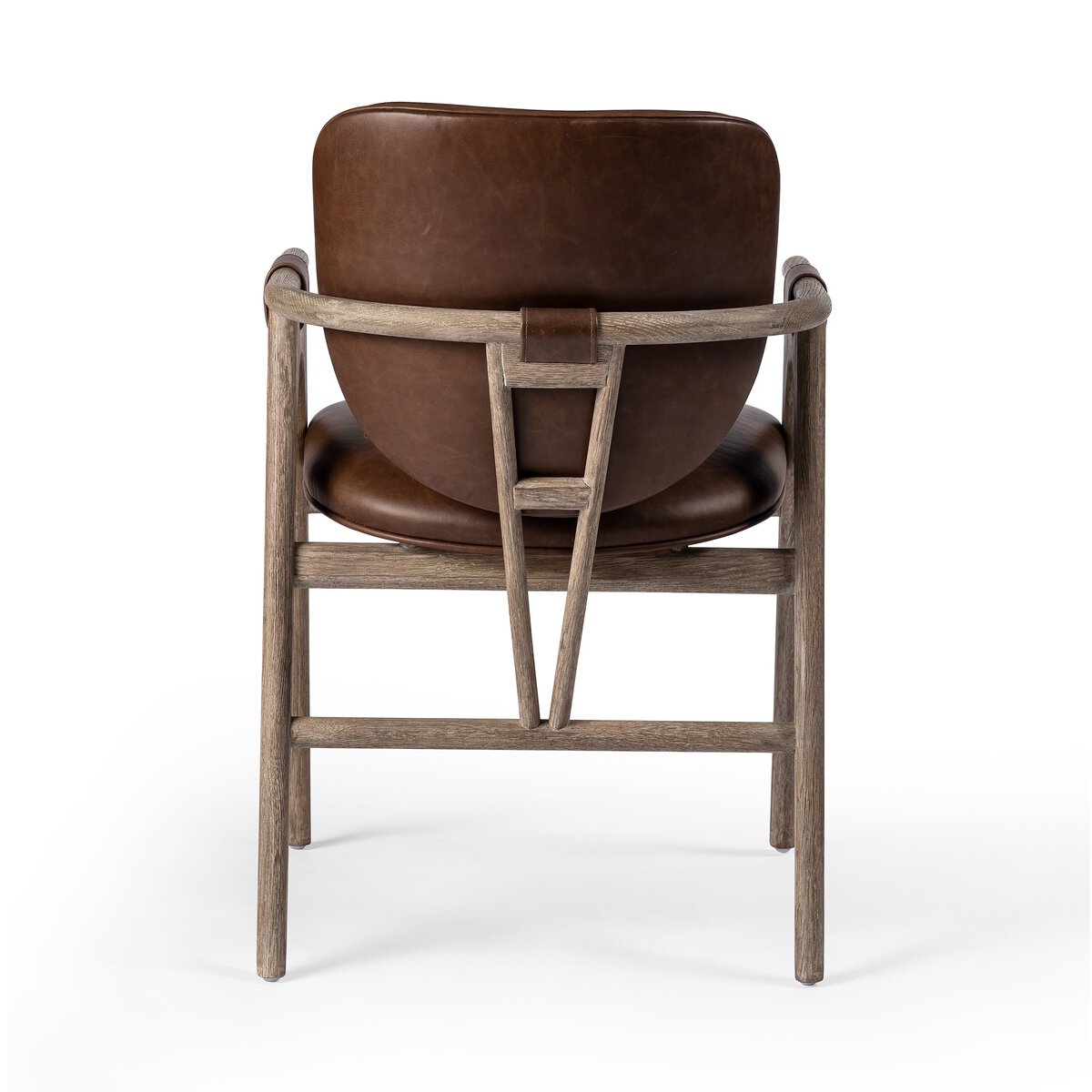 Rowanoke Dining Armchair Havana Brown Four Hands