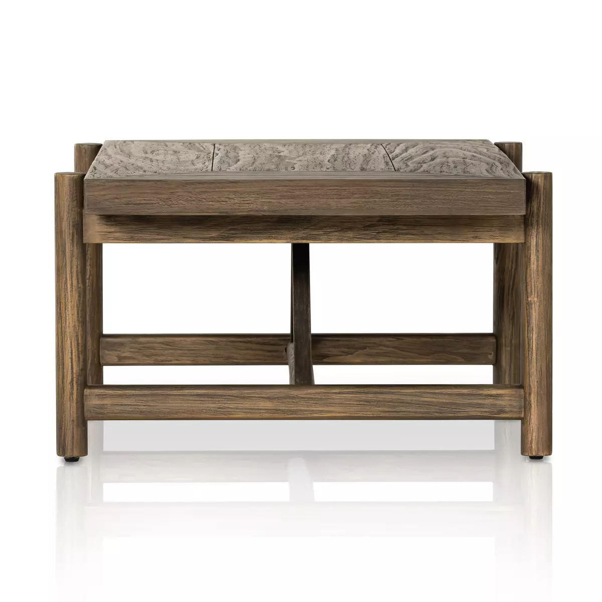 Kingsfield coffee table with 4 nested stools hot sale