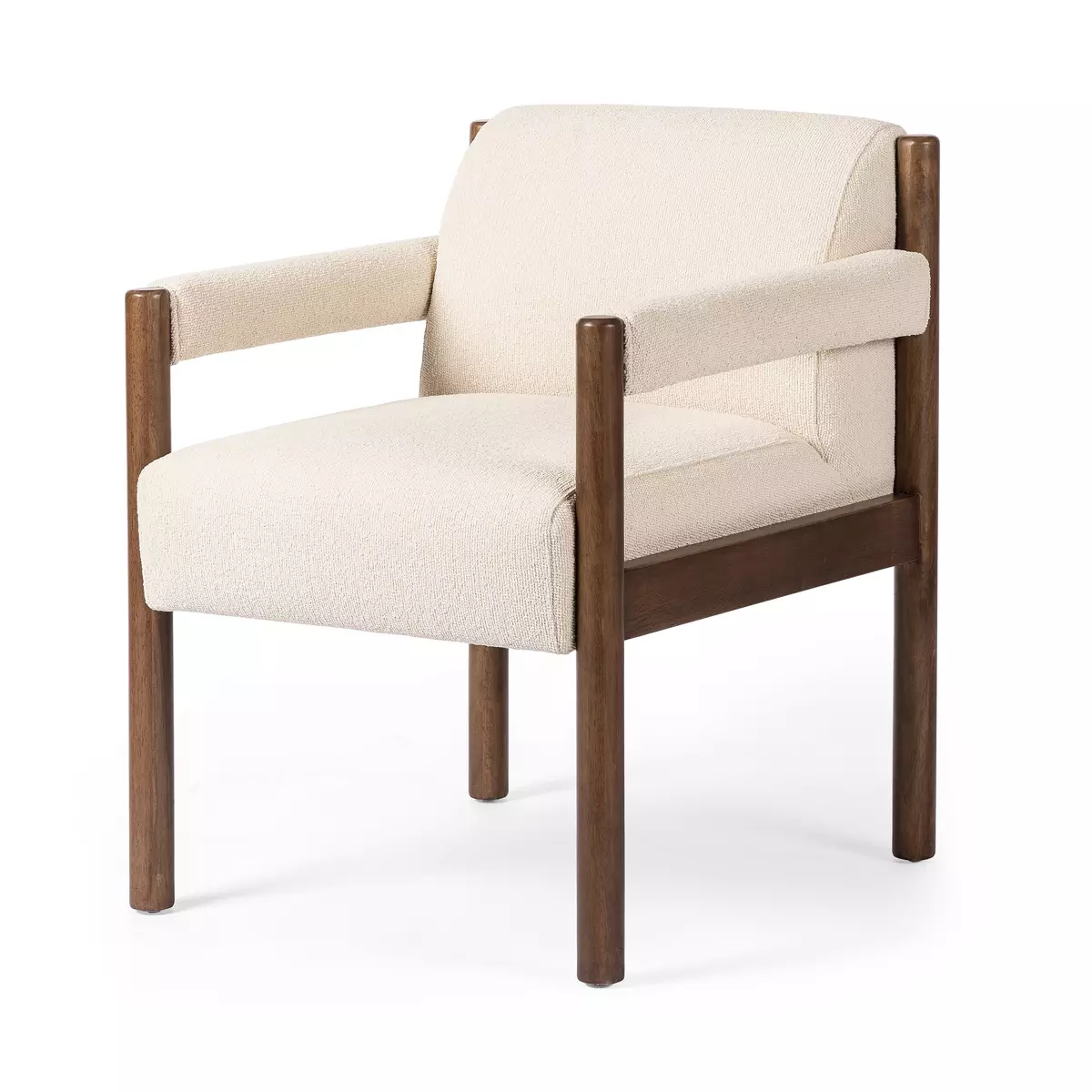 Redmond Dining Armchair Fiqa Boucle Light Taupe Four Hands