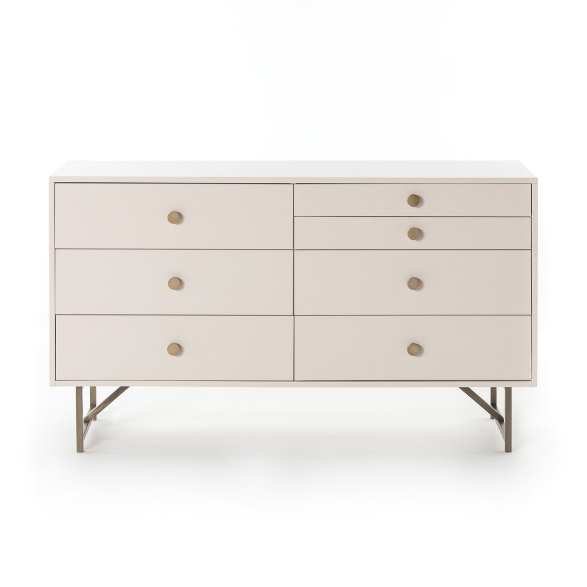 Van 7 Drawer Dresser Matte Alabaster Four Hands