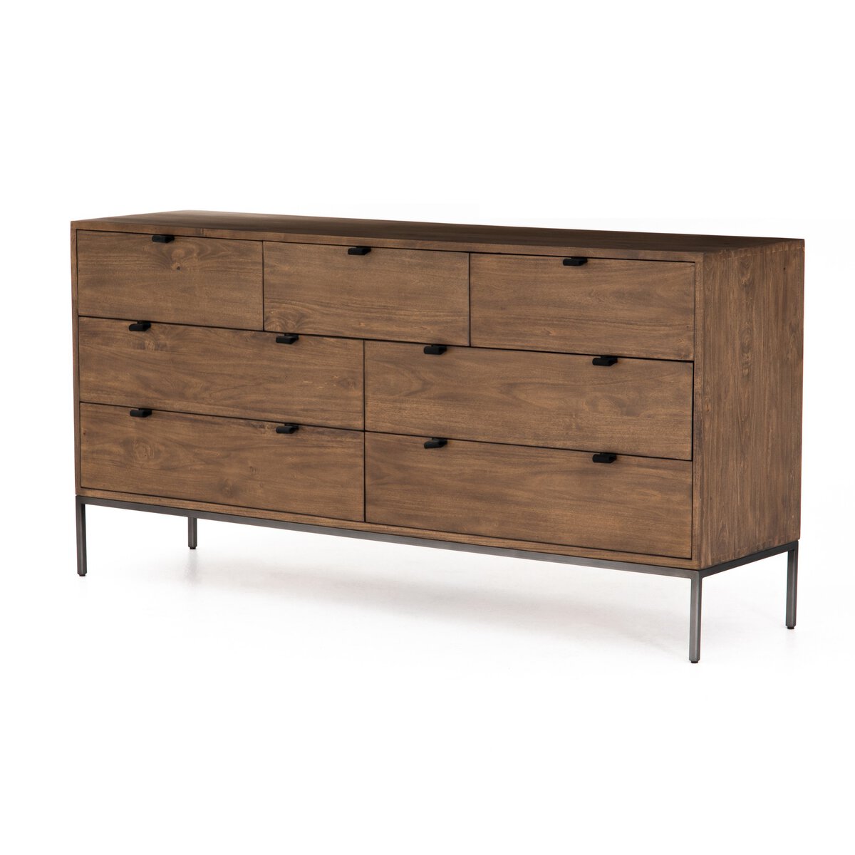 Trey 7 Drawer Dresser Auburn Poplar Four Hands
