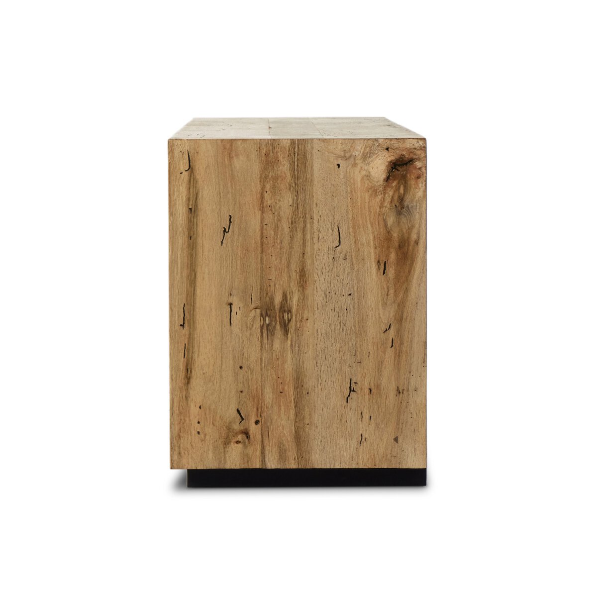 Abaso Media Console Rustic Wormwood Oak Four Hands