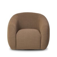 Channing Swivel Chair Crypton Nomad Mushroom Four Hands