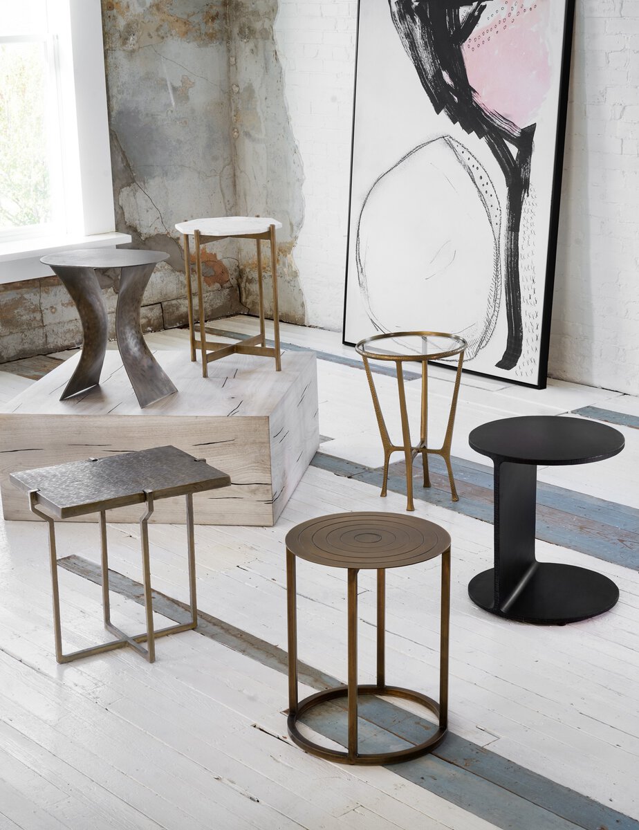 Griffon Side Table Rustic Relic Four Hands