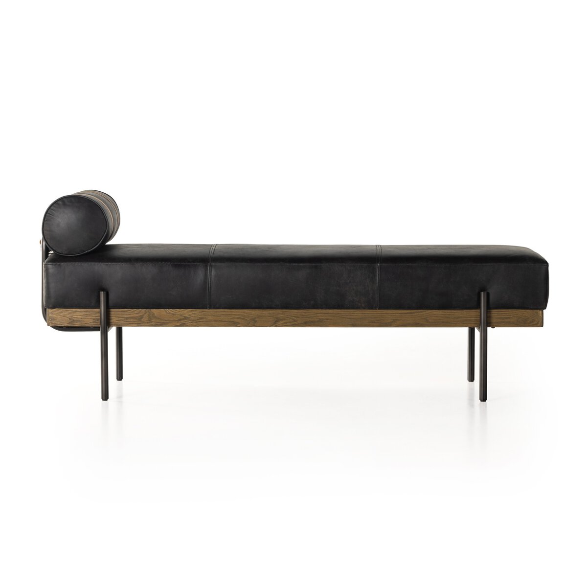 Giorgio Accent Bench Rialto Ebony Four Hands